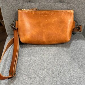 Range Leather Aetna Belt Bag Crossbody Tan Leather